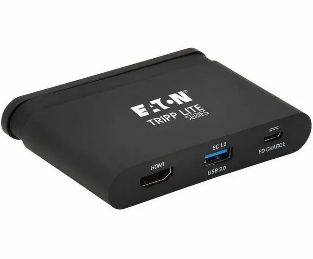 Alt view image 14 of 20 - Tripp Lite Usb C Multiport Adapter Converter 4K W/ /Hdmi Gigabit Ethernet Usb-A Hub Pd Charging Storage Cable Thunderbolt 3 Compatible
