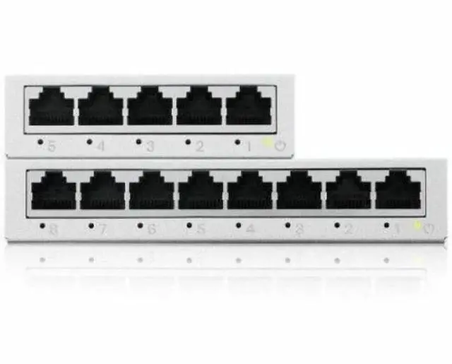 Alt view image 4 of 7 - ZYXEL GS-105B v5 Ethernet Switch GS105BV5