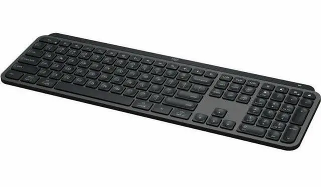 Alt view image 8 of 14 - Logitech MX Keys S Wireless Keyboard, Low Profile, Quiet Typing, Backlighting, Bluetooth, USB C Rechargeable for Windows PC, Linux, Chrome, Mac - Graphite - With Free Adobe Creative Cloud Subscription