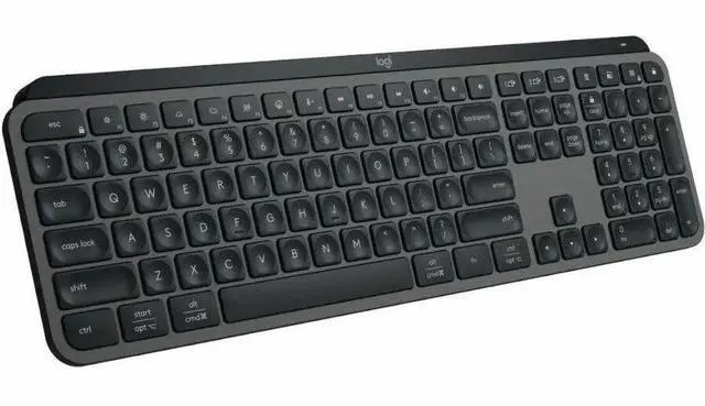 Alt view image 13 of 14 - Logitech MX Keys S Wireless Keyboard, Low Profile, Quiet Typing, Backlighting, Bluetooth, USB C Rechargeable for Windows PC, Linux, Chrome, Mac - Graphite - With Free Adobe Creative Cloud Subscription