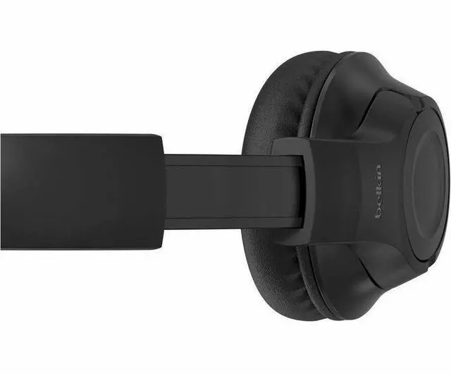 Alt view image 6 of 7 - Belkin SoundForm Inspire high-quality Wired Over-Ear Headset for Kids - Black