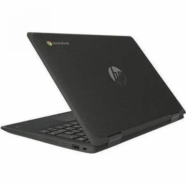Alt view image 6 of 7 - HP Fortis Flip G1m 11.6" Touchscreen Convertible 2 in 1 Chromebook - HD - Octa-core (ARM Cortex A76 + Cortex A55) - 32 GB Flash Memory - English Keyboard - Jet Black - MediaTek Kompanio 520 Chip