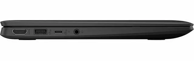 Alt view image 3 of 7 - HP Fortis Flip G1m 11.6" Touchscreen Convertible 2 in 1 Chromebook - HD - Octa-core (ARM Cortex A76 + Cortex A55) - 32 GB Flash Memory - English Keyboard - Jet Black - MediaTek Kompanio 520 Chip