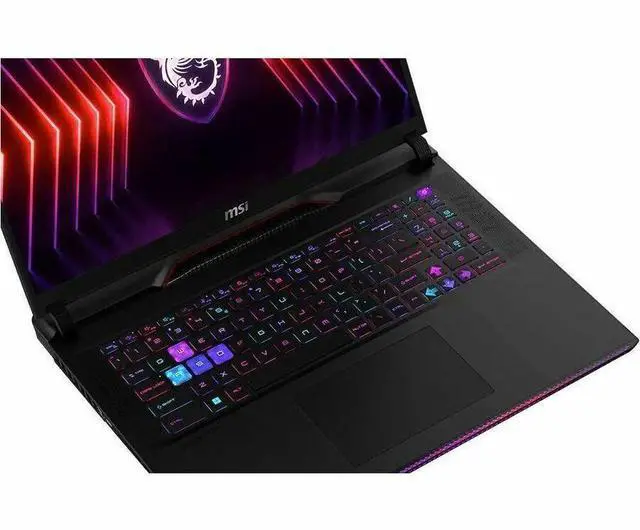 Alt view image 2 of 8 - MSI Raider GE78 HX 14V Raider GE78 HX 14VGG-252US 17" Gaming Notebook - QHD+ - Intel Core i9 14th Gen i9-14900HX - 32 GB - 1 TB SSD - Core Black - Intel HM770 Chip - 2560 x 1600 - Windows 11 Home