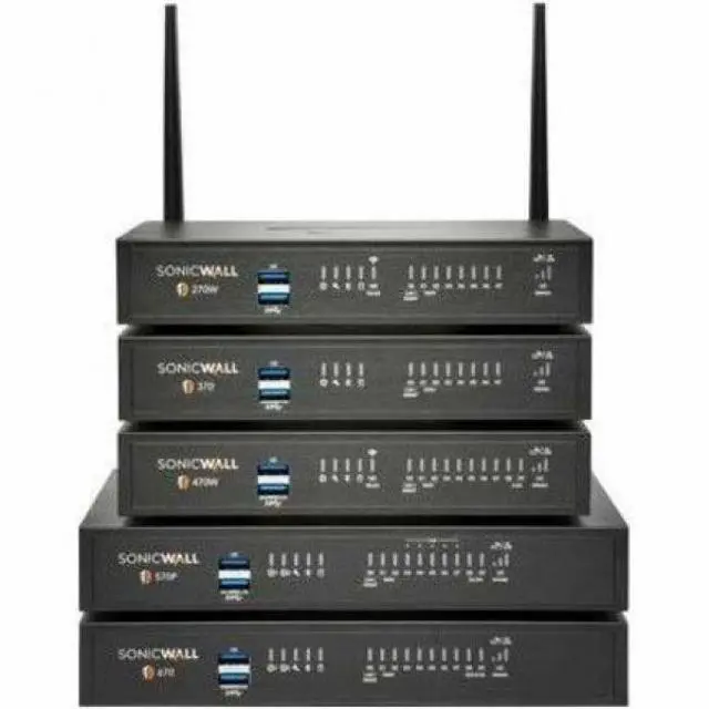 Alt view image 2 of 4 - SonicWall TZ570W Wireless Firewall (Gen 7) w/ Secure Upgrade Plus (3-Year Essential Protection Security Suite) and 1 Year CSE | 03-SSC-3024