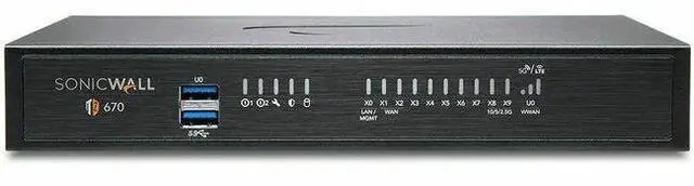 Main image of SonicWall TZ670 Firewall (Gen 7) w/ Secure Upgrade Plus (3-Year Essential Protection Security Suite) and 1 Year CSE | 03-SSC-3029