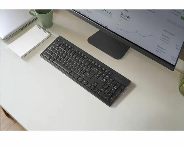 Alt view image 4 of 14 - Kensington KB270 EQ Rechargeable AI keyboard with Copilot Key