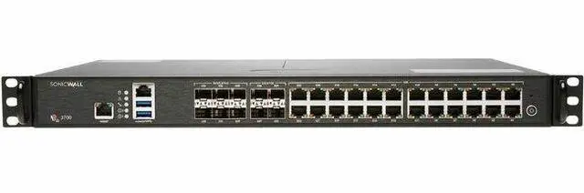 Main image of SonicWall NSa 3700 Network Security/Firewall Appliance - Intrusion Prevention - 24 Port - 10GBase-X, 1000Base-T, Essential Edition (3-Year, 1-Year Cloud Secure Edge)