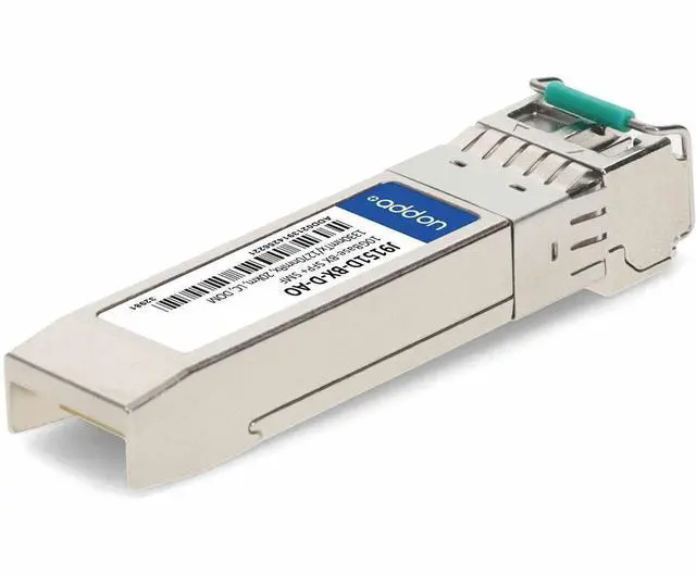 Alt view image 3 of 7 - AddOn HP SFP+ Module - For Data Networking, Optical Network - 1 x LC 10GBase-BX Network - Optical Fiber - Single-mode - 10 Gigabit Ethernet - 10GBase-BX - Hot-swappable - 1 - TAA Compliant