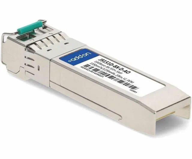 Alt view image 7 of 7 - AddOn HP SFP+ Module - For Data Networking, Optical Network - 1 x LC 10GBase-BX Network - Optical Fiber - Single-mode - 10 Gigabit Ethernet - 10GBase-BX - Hot-swappable - 1 - TAA Compliant