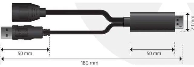 Alt view image 13 of 16 - Club 3D Hdmi To Displayport Adapter