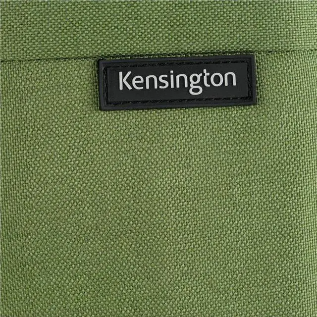 Alt view image 5 of 13 - Kensington Simply Portable Lite Carrying Case (Backpack) for 16" Notebook - Green - Water Resistant - Shoulder Strap - 17.7" Height x 13.8" Width x 3.9" Depth