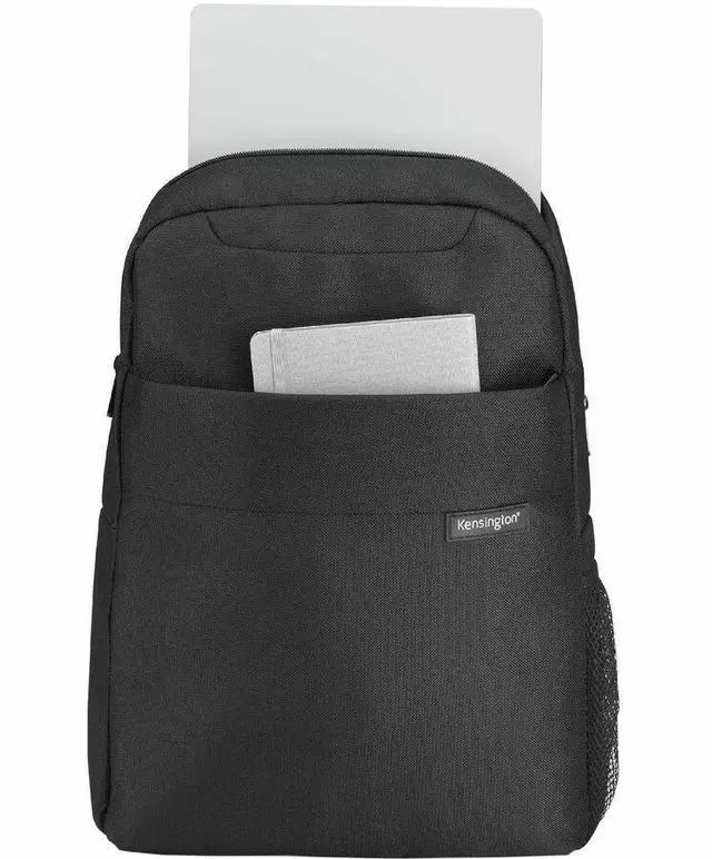 Alt view image 5 of 12 - Kensington Simply Portable Lite Carrying Case (Backpack) for 16" Notebook - Black - Water Resistant - Shoulder Strap - 17.7" Height x 13.8" Width x 4.5" Depth