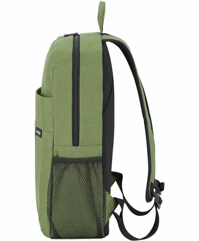 Alt view image 4 of 13 - Kensington Simply Portable Lite Carrying Case (Backpack) for 16" Notebook - Green - Water Resistant - Shoulder Strap - 17.7" Height x 13.8" Width x 3.9" Depth