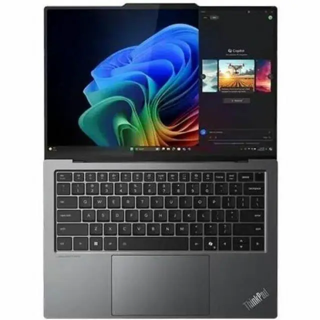 Alt view image 3 of 7 - Lenovo Thinkpad X9-14 Gen 1 14" OLED CoPilot+ PC Notebook Intel Core Ultra 7 268v Processor 32 GB LPDDR5x 1TB SSD Intel Arc Graphics Grey - 14" WUXGA OLED Display - Intel Core Ultra 7 268V -