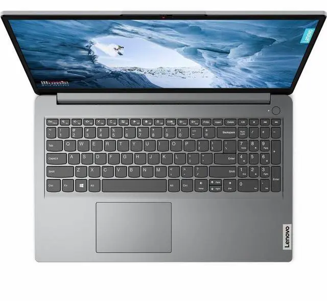 Alt view image 7 of 7 - Lenovo IdeaPad 1 15AMN7 82VG00VNUS 15.6" Notebook - Full HD - AMD Ryzen 5 7520U - 8 GB - 512 GB SSD - English (US) Keyboard - Cloud Gray - AMD Chip - 1920 x 1080 - Windows 11 Home - AMD Radeon 610M