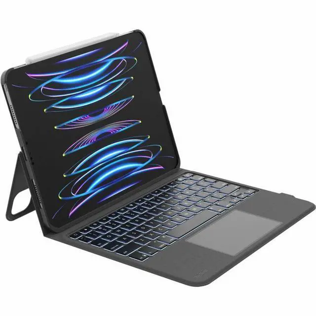 Alt view image 2 of 14 - Belkin Connect Keyboard/Cover Case (Folio) for 10.9" to 11" Apple iPad Air (5th Generation), iPad Pro 11 (2022), iPad Air (4th Generation), iPad Air 11 (2024), iPad Pro (2nd Generation), iPa