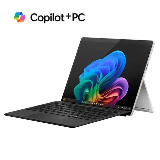 Alt view image 5 of 7 - Microsoft Surface Pro Copilot+ PC Touchscreen 13" LCD Snapdragon X Plus Processor 16GB RAM 256GB SSD (11th Edition) Platinum + Microsoft Surface Pro Keyboard for Pro (11th Edition), Pro 9, and Pr