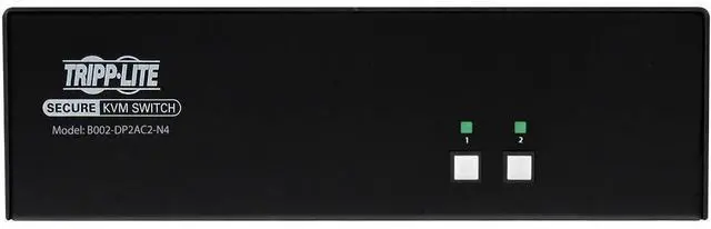 Alt view image 6 of 10 - Tripp Lite by Eaton Secure KVM Switch, 2-Port, Dual Head, DP to DP, 4K, TAA