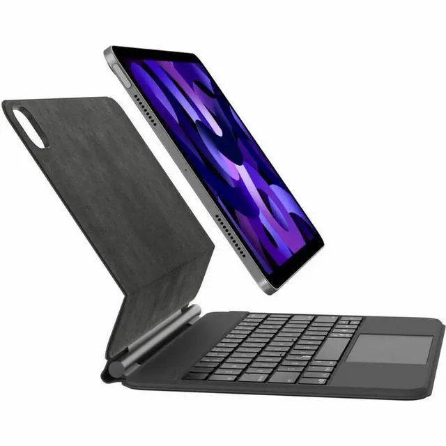 Alt view image 4 of 8 - Belkin Connect Keyboard/Cover Case for 10.9" to 11" Apple iPad Pro 11 (2024), iPad Air, iPad Air (4th Generation), iPad Air (5th Generation), iPad Air 11 (2024), iPad Pro (3rd Generation), i