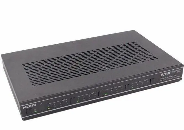 Main image of Eaton Tripp Lite Series 4x4 HDMI Matrix Switch with Video Wall Controller - 4K 60 Hz, 4 HDMI Inputs, 4 HDMI Outputs, HDR, 4:4:4, Multi-Resolution Support - 3840 x 2160 - 4K, 4K UHD - 1080p4 x 4 - Disp