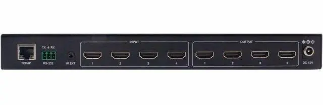 Alt view image 3 of 5 - Eaton Tripp Lite Series 4x4 HDMI Matrix Switch with Video Wall Controller - 4K 60 Hz, 4 HDMI Inputs, 4 HDMI Outputs, HDR, 4:4:4, Multi-Resolution Support - 3840 x 2160 - 4K, 4K UHD - 1080p4 x 4 - Disp