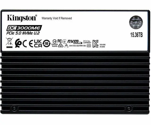 Alt view image 5 of 11 - Kingston SEDC3000ME/7T6 DC3000ME 7.68 TB Solid State Drive - 2.5" Internal - U.2 (PCI Express NVMe 5.0 x4) - Server, Data Center Device Supported-1 DWPD- 14016 TB TBW - 256-bit AES Encryption Standard