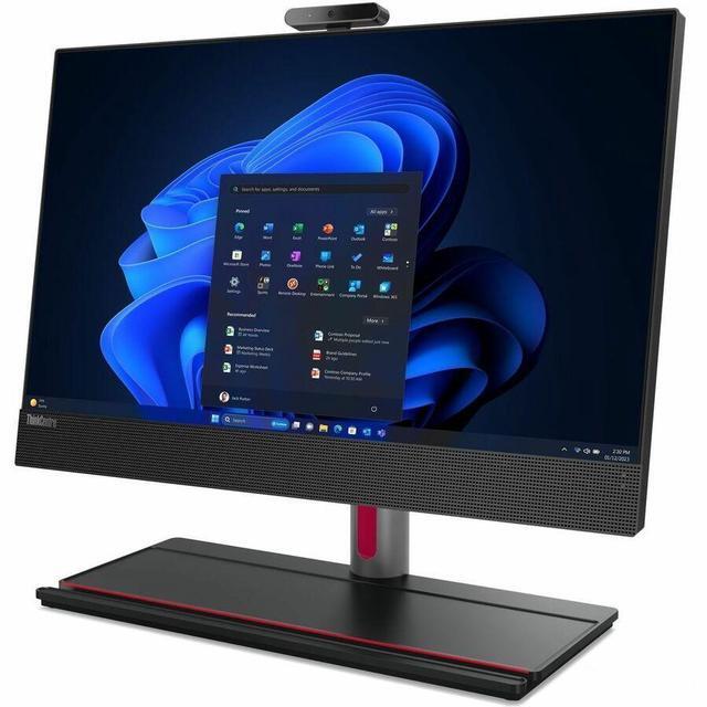 Alt view image 3 of 9 - Lenovo ThinkCentre M90a Gen 5 12SH0028US All-in-One Computer - Intel Core i7 14th Gen i7-14700 - vPro Technology - 16 GB - 512 GB SSD - 23.8" Full HD - Desktop - Black - Intel Q670 Chip - 1920 x