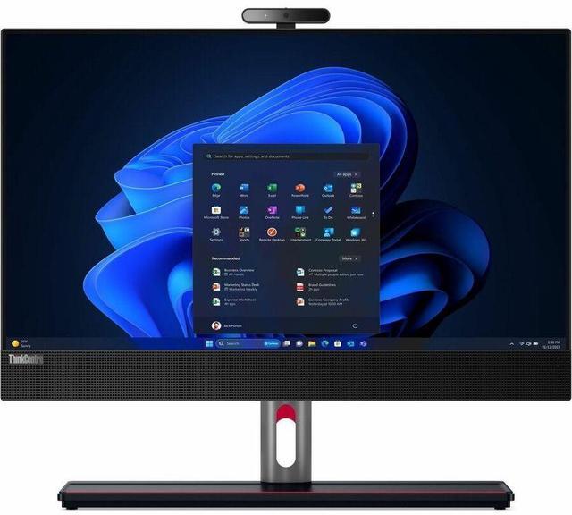Alt view image 4 of 9 - Lenovo ThinkCentre M90a Gen 5 12SH0028US All-in-One Computer - Intel Core i7 14th Gen i7-14700 - vPro Technology - 16 GB - 512 GB SSD - 23.8" Full HD - Desktop - Black - Intel Q670 Chip - 1920 x