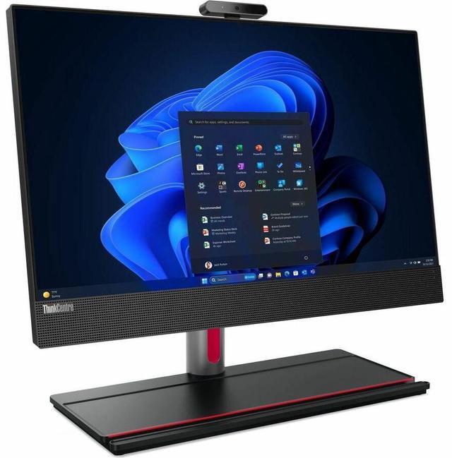 Alt view image 6 of 9 - Lenovo ThinkCentre M90a Gen 5 12SH0028US All-in-One Computer - Intel Core i7 14th Gen i7-14700 - vPro Technology - 16 GB - 512 GB SSD - 23.8" Full HD - Desktop - Black - Intel Q670 Chip - 1920 x