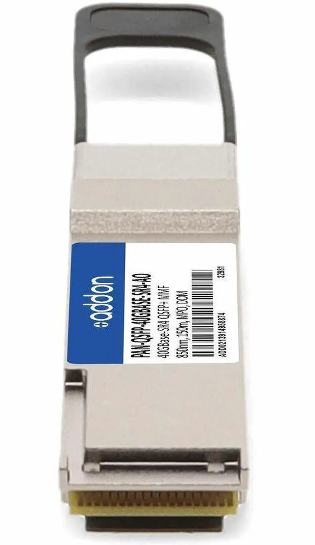 Alt view image 3 of 10 - AddOn Palo Alto Networks Compatible 40GBase-SR4 QSFP+ Transceiver MMF