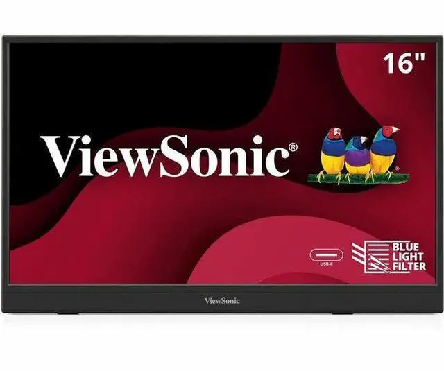 Alt view image 8 of 20 - ViewSonic VA1653 16 Inch 1080p FHD IPS Portable Monitor with Eye Care, Built-in Stand, USB C, Mini HDMI, and Protective Case External Second Screen For Laptops, PC, Mac, and Gaming Consoles