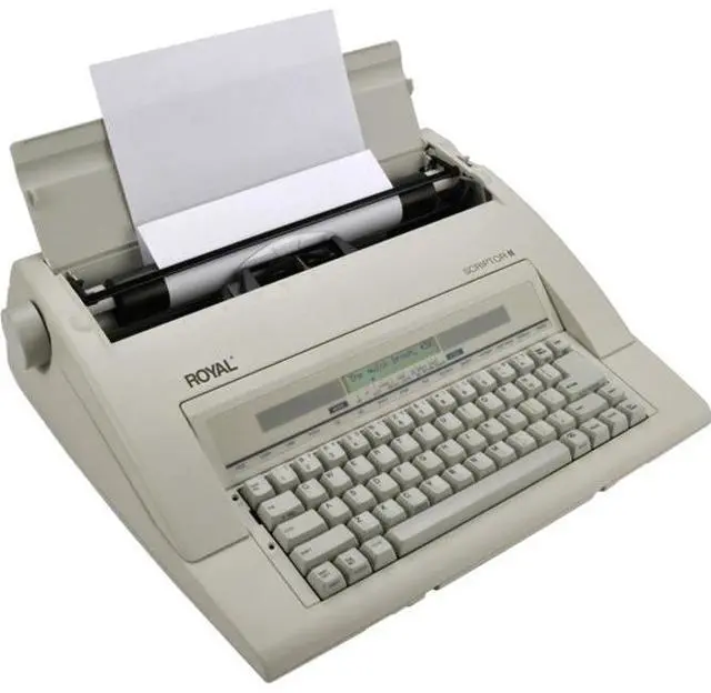 Alt view image 14 of 19 - Royal 69147T Scriptor II Personal Portable Electronic Typewriter with 20 Character, 2 Line LCD Display