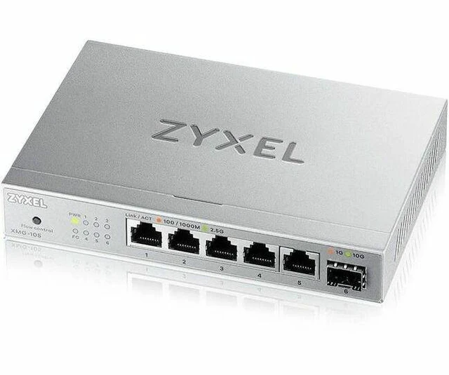 Main image of Zyxel 5-Port 2.5G Unmanaged Switch with 10G Uplink XMG-105