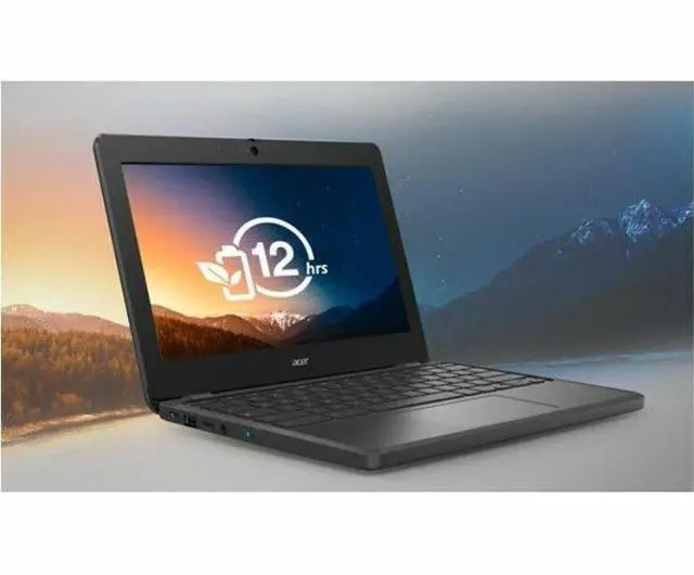Alt view image 2 of 5 - Acer Chromebook 511 C737 C737-C0QC 11.6" Chromebook - HD - Intel - 8 GB - 64 GB Flash Memory - English (US) Keyboard - Black - Intel Chip - 1366 x 768 - ChromeOS - Intel UHD Graphics - ComfyView
