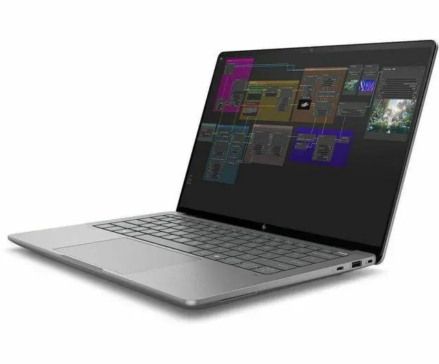 Alt view image 7 of 14 - HP ZBook Ultra G1a 14" Touchscreen Mobile Workstation - 2.8K - AMD Ryzen AI MAX PRO 390 - 64 GB - English Keyboard - Meteor Silver - AMD Chip - 2880 x 1800 - Windows 11 Pro - AMD Radeon 8050S Gra
