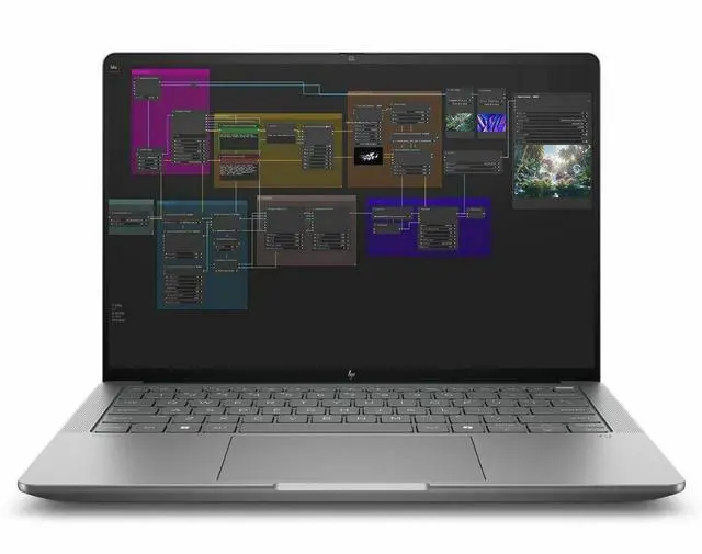 Alt view image 3 of 14 - HP ZBook Ultra G1a 14" Touchscreen Mobile Workstation - 2.8K - AMD Ryzen AI MAX PRO 390 - 64 GB - English Keyboard - Meteor Silver - AMD Chip - 2880 x 1800 - Windows 11 Pro - AMD Radeon 8050S Gra