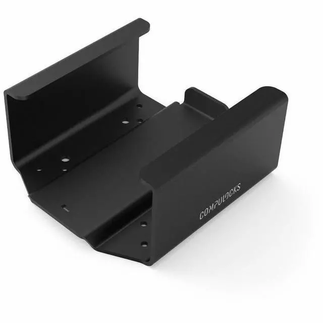 Alt view image 2 of 4 - Compulocks MMEN24 Mounting Bracket for Mac mini - Black - 100 x 100, 75 x 75 - VESA Mount Compatible - High-grade Aluminum - 1