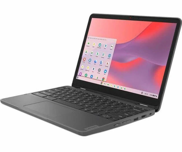 Main image of Lenovo 500e Yoga Chromebook Gen 4 82W40026US 12.2" Touchscreen Convertible 2 in 1 Chromebook - WUXGA - Intel N-Series N200 - 8 GB - 128 GB Flash Memory - English Keyboard - Graphite Gray - Intel