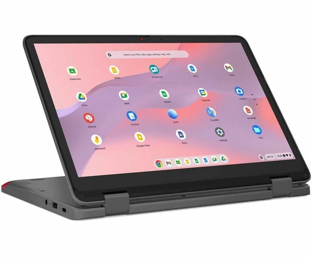 Alt view image 5 of 7 - Lenovo 500e Yoga Chromebook Gen 4 82W40026US 12.2" Touchscreen Convertible 2 in 1 Chromebook - WUXGA - Intel N-Series N200 - 8 GB - 128 GB Flash Memory - English Keyboard - Graphite Gray - Intel