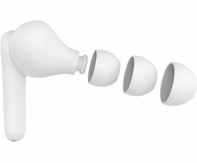 Alt view image 6 of 8 - Belkin SoundForm Rhythm True Wireless Earbuds - White