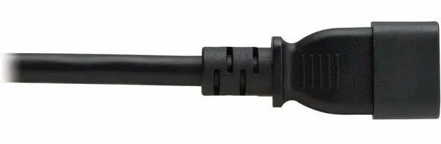 Alt view image 2 of 7 - Eaton Tripp Lite Series Power Cord, C14 to C21 - Heavy-Duty, 15A, 250V, 14 AWG, 4 ft. (1.2 m), Black