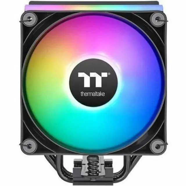 Alt view image 7 of 13 - Thermaltake ASTRIA 200 ARGB Lighting CPU Cooler - 4.72" Maximum Fan Diameter - 1 x Fan(s) - 4 x Heat Pipe(s) - 65 CFM Maximum Airflow - 1800 rpm - 5V ARGB Header, 2510 - 4Pin - Compatible Intel S