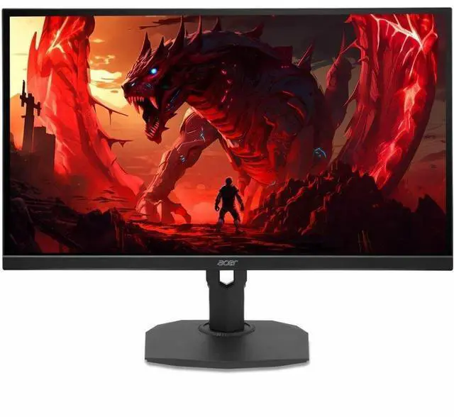 Alt view image 3 of 9 - Acer Nitro XF243Y X1 24" Class LCD Monitor - 16:9 - Black - 23.8" Viewable - 250 Nit - 500 µs - Speakers - HDMI - DisplayPort