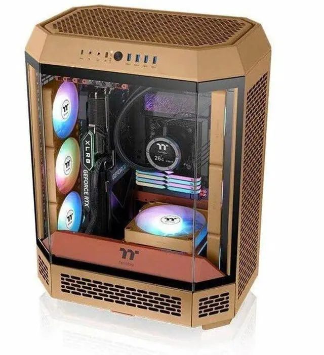 Alt view image 8 of 18 - Thermaltake CT140 EX Reverse ARGB Sync PC Cooling Fan 3 Pack, 500~1800 RPM, 5V Mobo Sync, 16.8 Million Colors 9 LEDs, MagForce 2.0 Connectors, Hydraulic Bearing, Gravel Sand, CL-F228-PL14GS-A