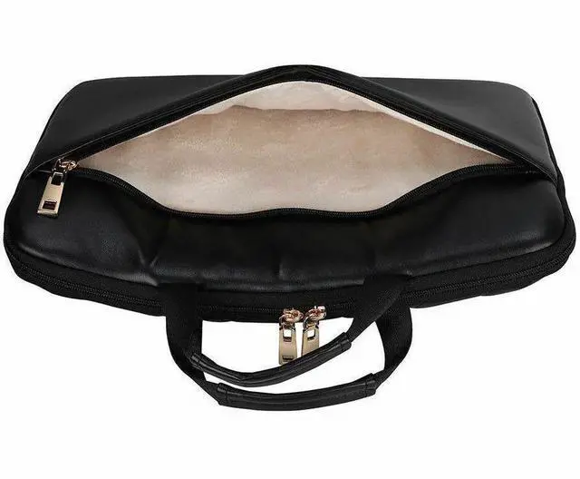 Alt view image 4 of 8 - Sandy Lisa Capri Carrying Case (Sleeve) for 14" Notebook - Black - Scratch Resistant - Chevron Printed - Handle - 10.4" Height x 15.4" Width x 1" Depth