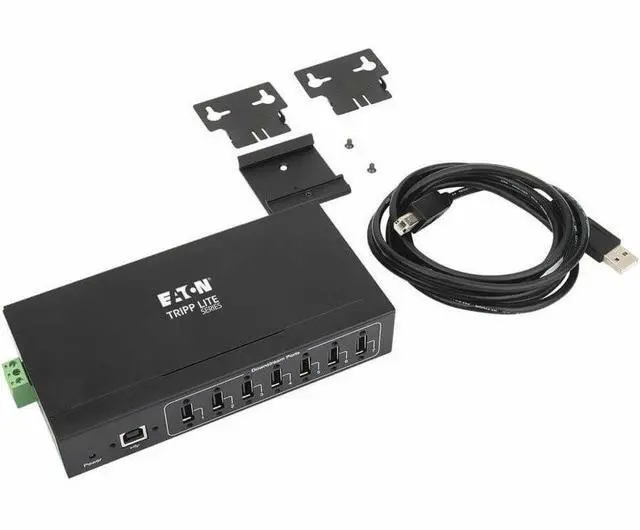 Alt view image 20 of 20 - USB 20 HUB INDUSTRIAL 7PORT 15KV ESD