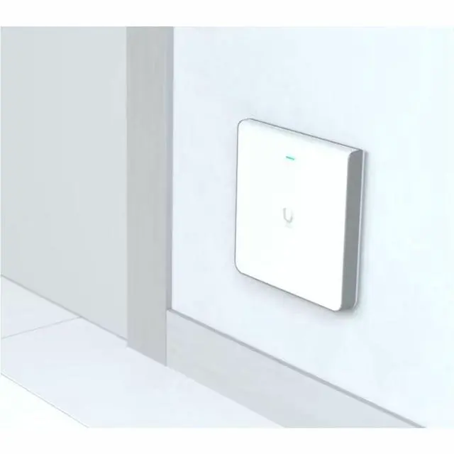 Alt view image 2 of 3 - U6 Enterprise In-Wall - Internal - MIMO Technology - 5 x Network (RJ-45) - 2.5 Gigabit Ethernet - PoE Ports - PoE+ (RJ-45) Ports - 21 W - Wall Mountable