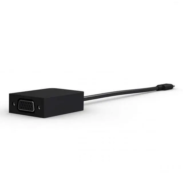 Alt view image 5 of 5 - Microsoft Surface Arc Touch Mouse Platinum + Surface USB-C to VGA Adapter Black - Bluetooth Connectivity - Ultra-slim & lightweight - Innovative full scroll plane - Allows you to share photos and