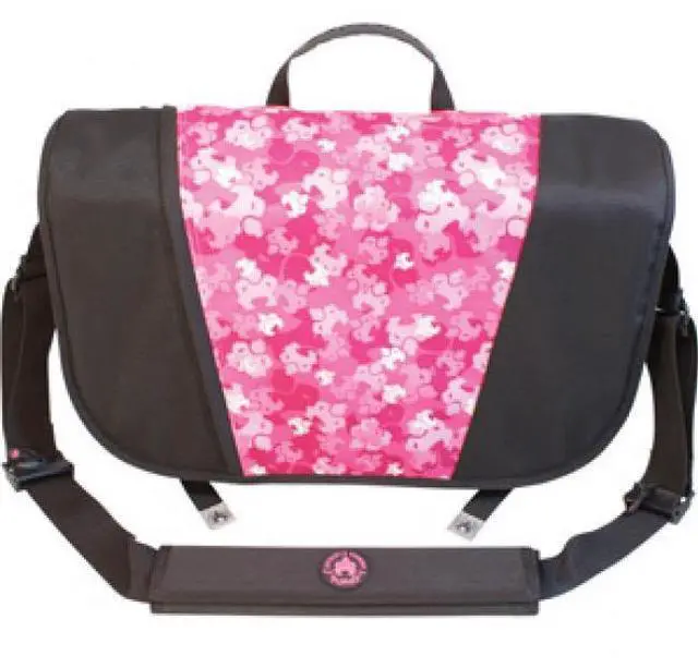 Alt view image 19 of 19 - Sumo - Messenger Bag - 15.6" or 16" screens - Black/Pink